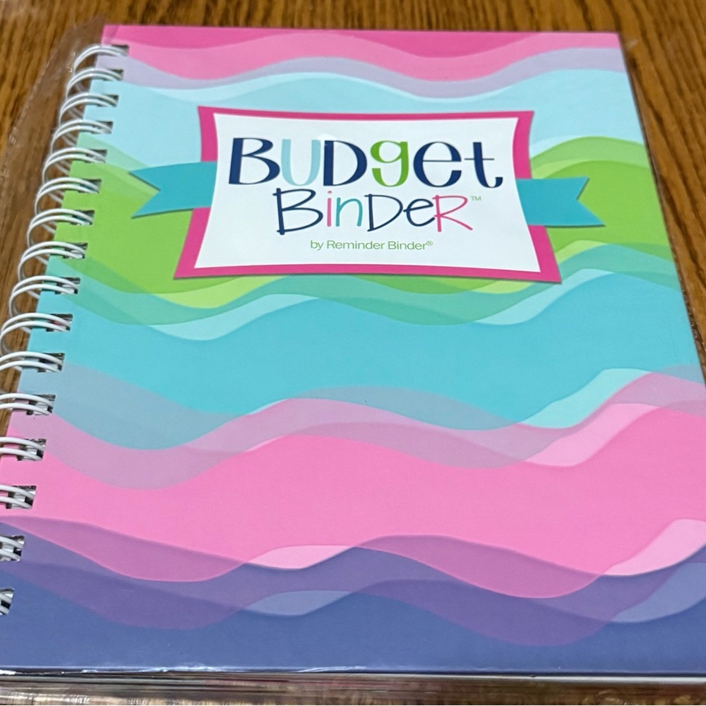 🔥 NEW Budget Binder by Reminder Binder- Colorful Planner Calendar Wavy non-dated